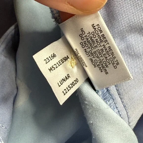 Peter Millar Golf Shorts Men 34 Blue Polka Dot Performance 9" Stretch - Picture 8 of 16